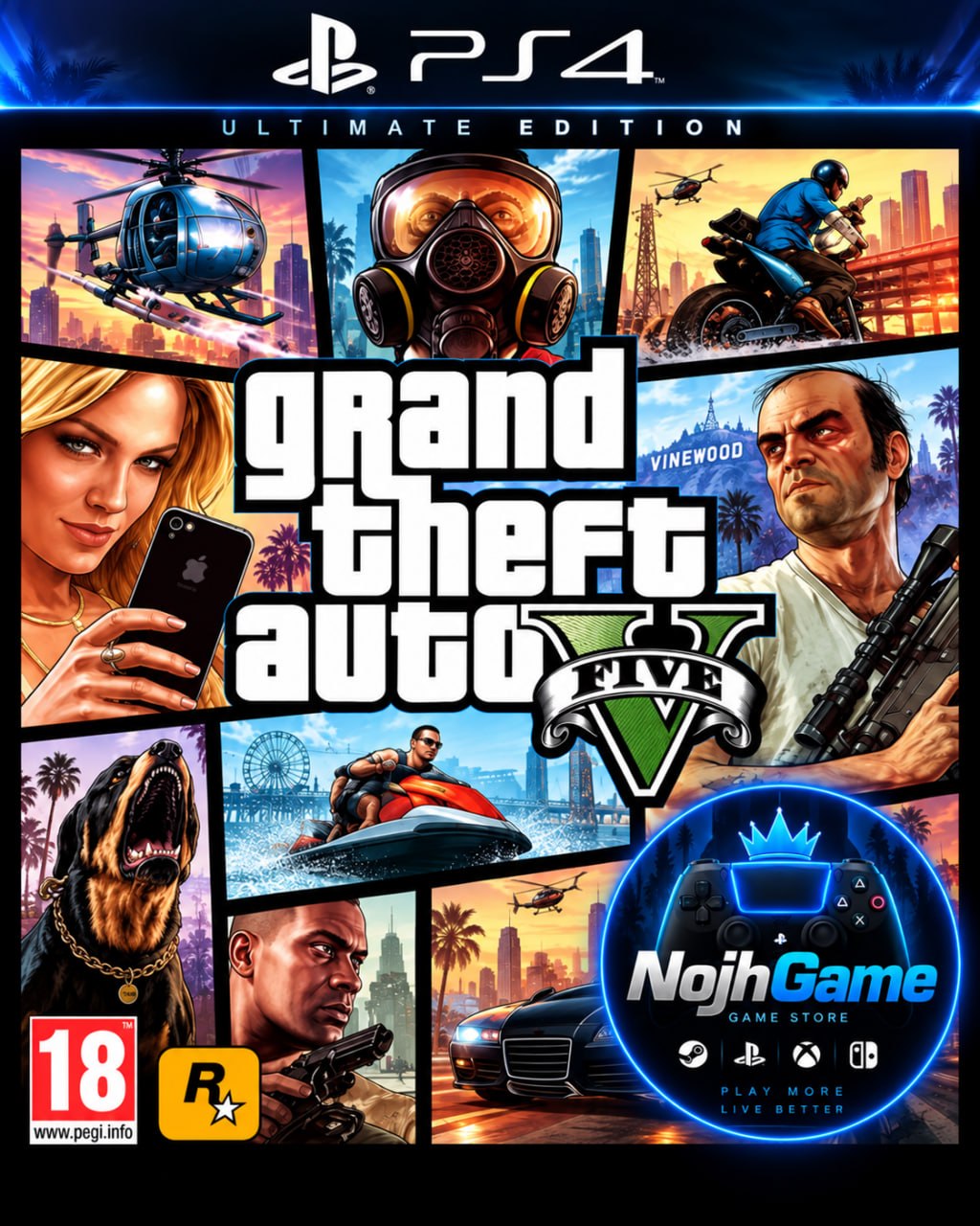خرید بازی: GTA V برای PS4